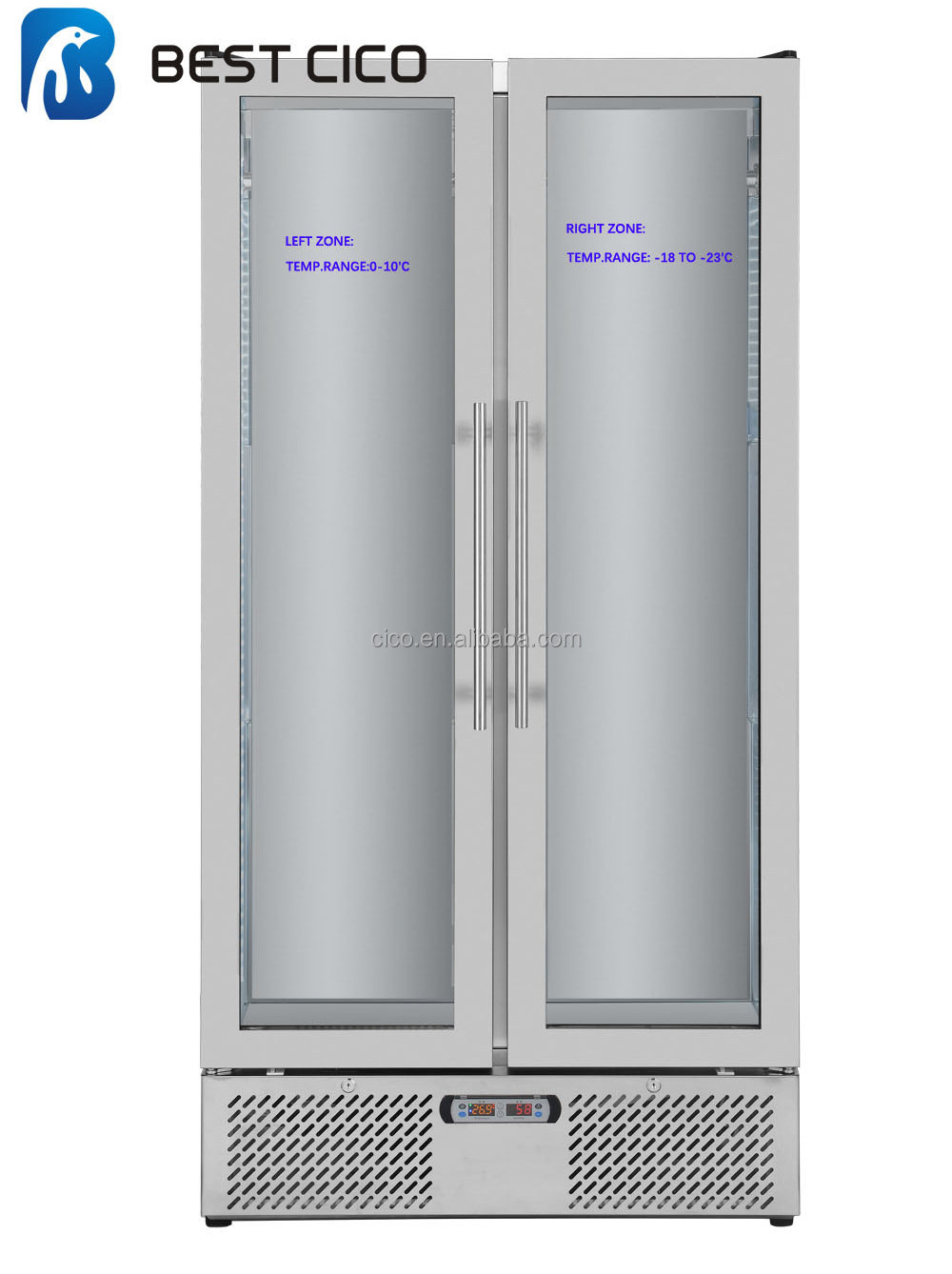 CICO Refrigerator and Freezers Home SD-820BS Portable Stainless Steel Compressor 1000W Free Spare Parts,overseas Call Centers