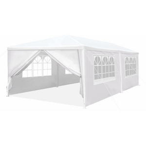 3x6M Tent Outdoor Party Tent for Wedding Event Canopy Marquee with 4 Removable Side Walls