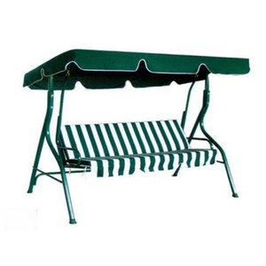 3 Person Outdoor Swing Chair with Padded Cushion