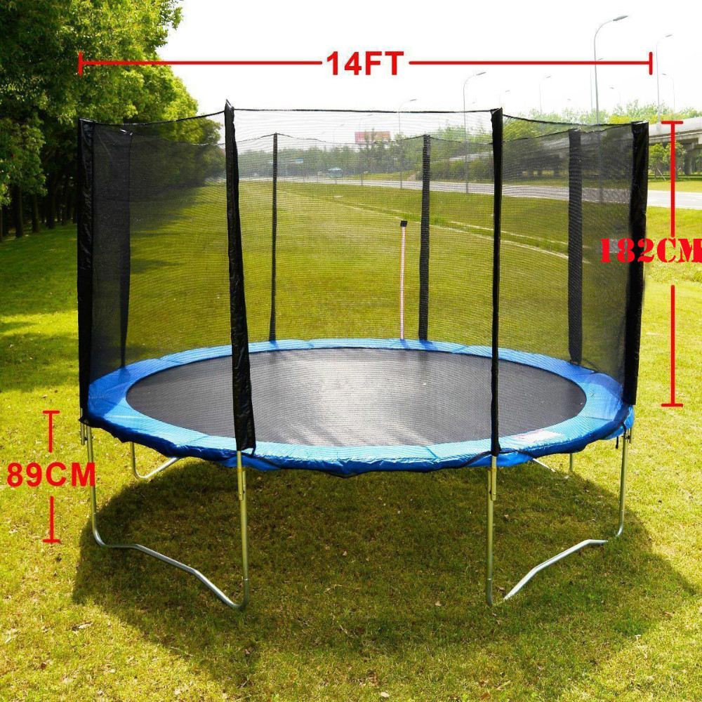 14ft trampoline tent with safety net