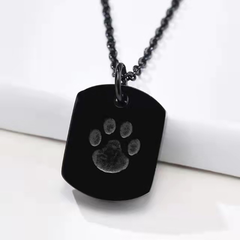 No Fade Pet Skull Cremation Urn Designer Stainless Steel Pendant Fashion Jewelry Necklaces for Ashes Anti Tarnish Wholesale 2024