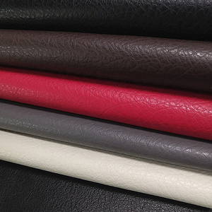 1.2 lychee grain nonwoven manufacture washed PU Faux Leather sheet faux