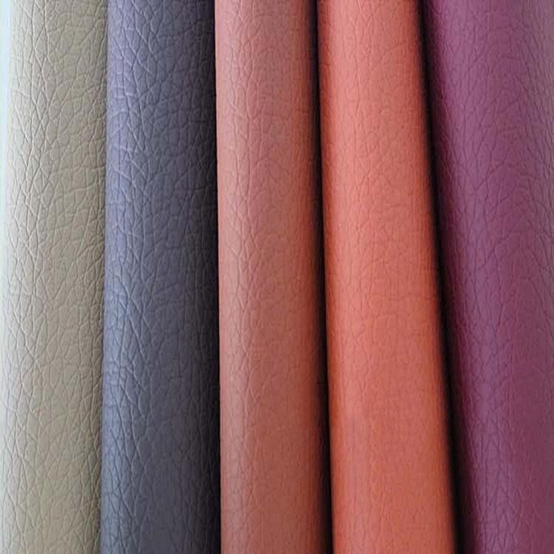 1.2 lychee grain nonwoven manufacture washed PU Faux Leather sheet faux