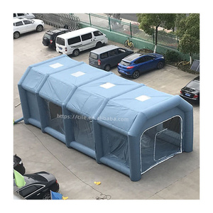 Outdoor portable inflatable spray paint room car spray paint tent inflatable mobile car cover customized