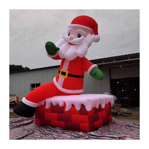 Customized large outdoor Christmas inflatable decoration inflatable giant Santa Claus