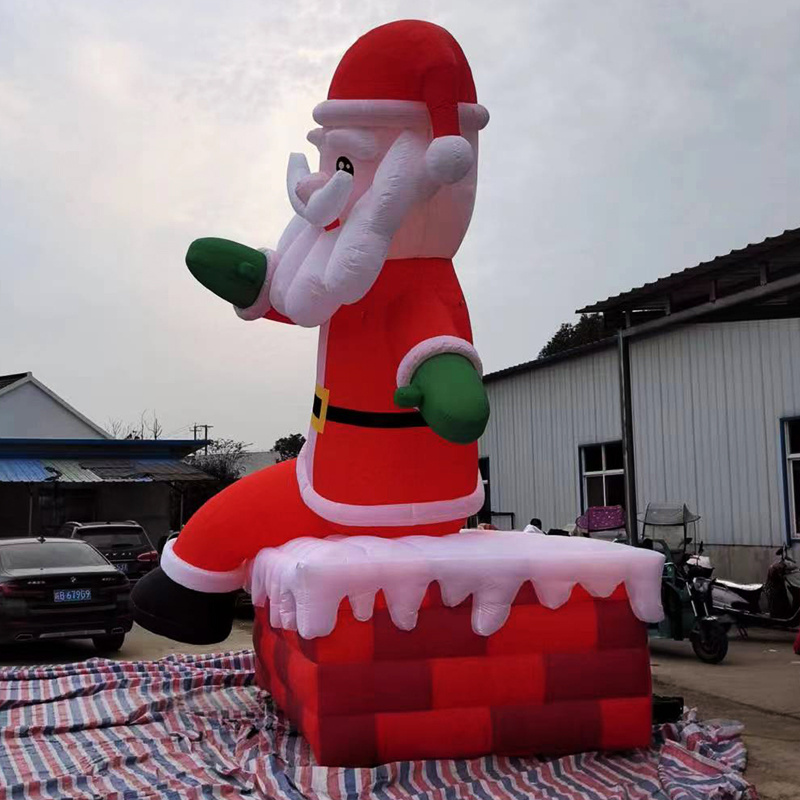 Customized large outdoor Christmas inflatable decoration inflatable giant Santa Claus