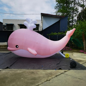 Customized inflatable cartoon marine animals inflatable cartoon pink dolphins