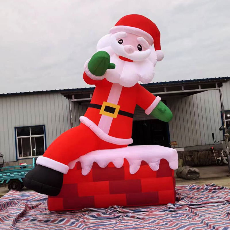 Customized large outdoor Christmas inflatable decoration inflatable giant Santa Claus