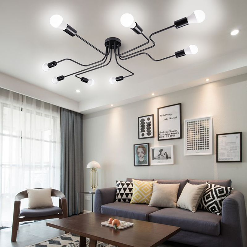 unique industrial style semi flush dinning room house ceiling lights