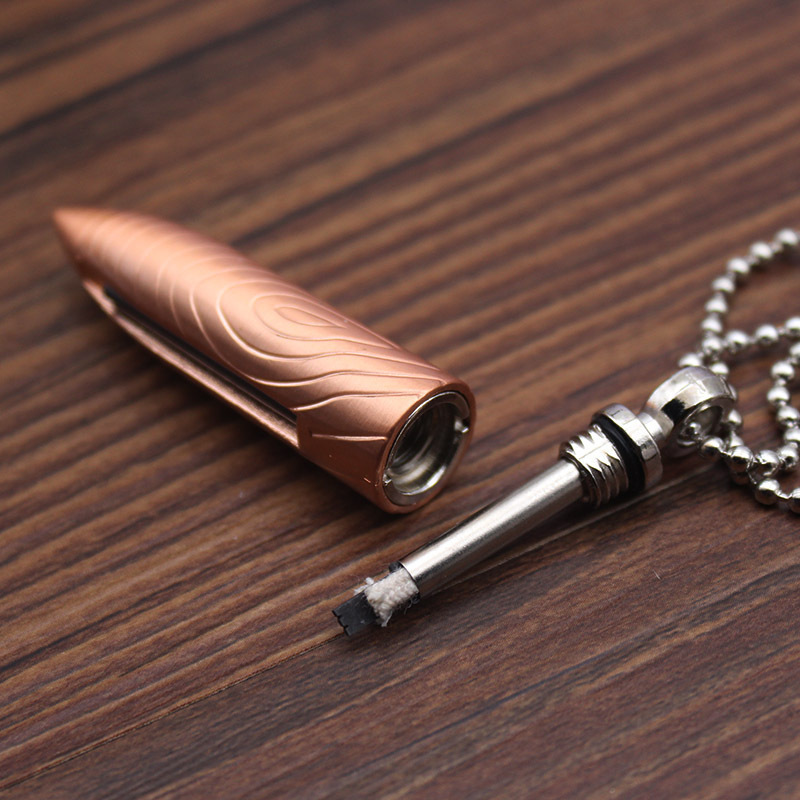 Metal bullet model kerosene lighter outdoor waterproof portable match lighter