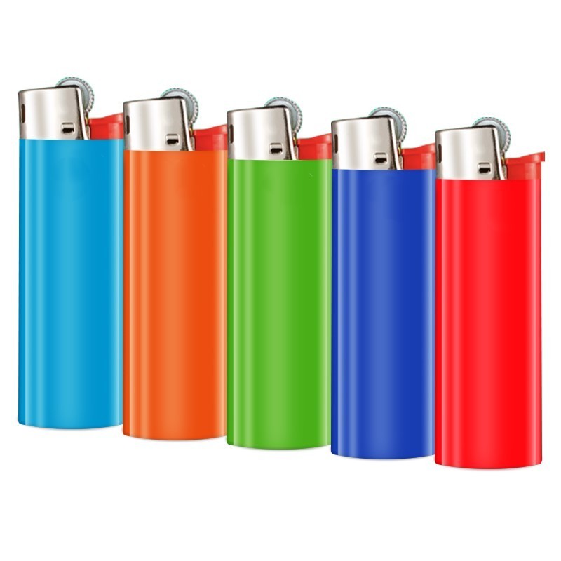 Full Size J6 Maxi Gas Cigarette Lighters ABS Plastic Classic Flint Child Resistant Lighters