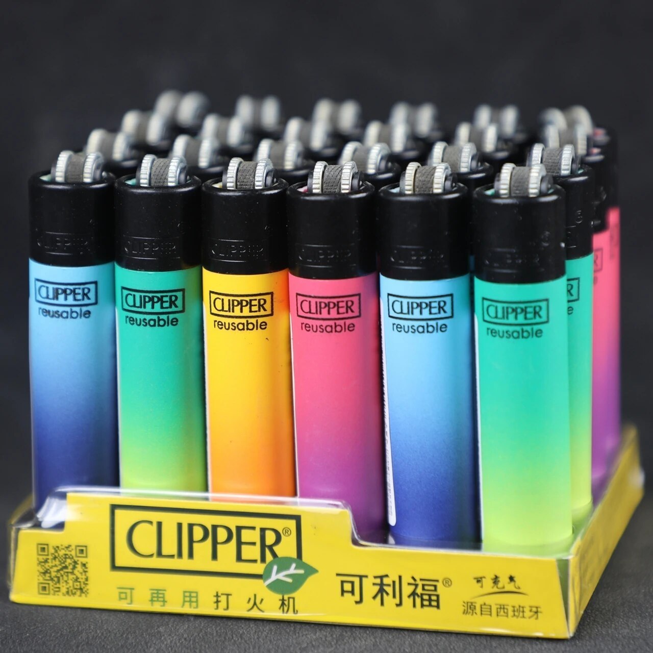 Wholesale 1 Box 48 Pieces Original Electronic Open Flame Flashlight Butane Cigarette Lighter Collection Clipper Grinder Wheel