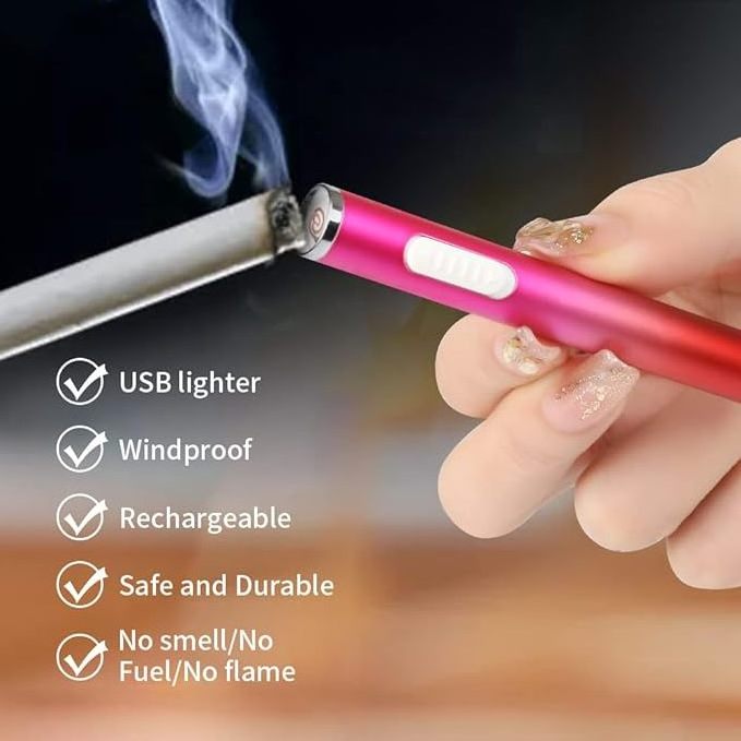 Torch Lighter Butane Lighter Double Flame Inflatable Cigarette Lighter