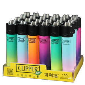 Wholesale 1 Box 48 Pieces Original Electronic Open Flame Flashlight Butane Cigarette Lighter Collection Clipper Grinder Wheel