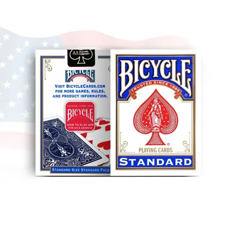 Bicycle Paper Playing Cards Magician Rider Back Standard Decks Index T shape Premium Playing Cards Poker Cards Blue/Red