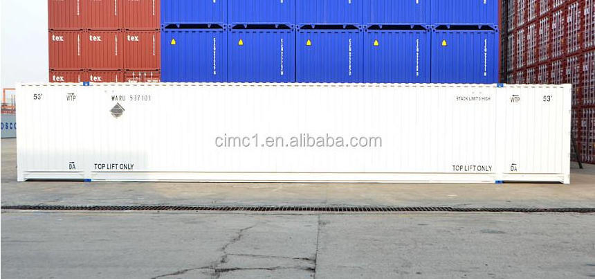 CSC certificated new 53ft steel shipping container for sale