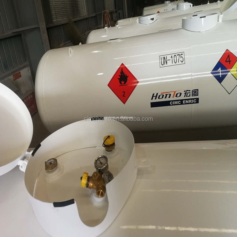 Household 1000 Gallon 3.785 m3 LPG Gas Domestic Tank