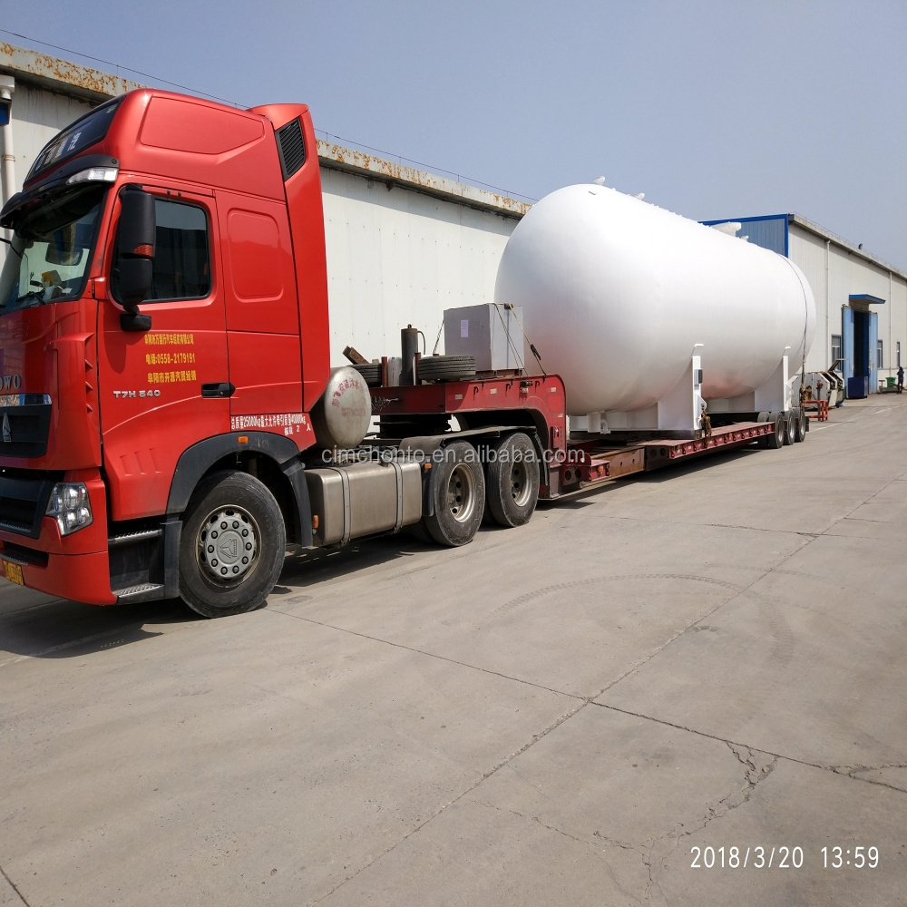 Factory Price ASME standard 5000 gallon propane lpg 100m3 storage tank in sa for sale