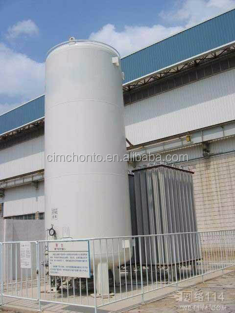 liquid co2 nitrogen natural gas storage tank and regulator