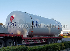 Factory Price ASME standard 5000 gallon propane lpg 100m3 storage tank in sa for sale