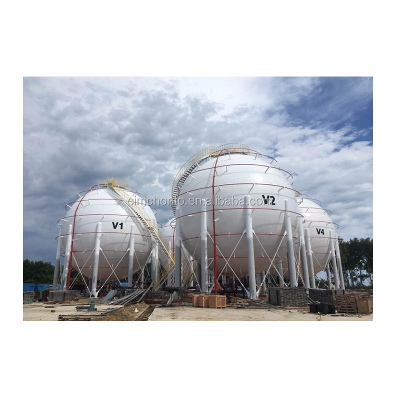 CIMC Hongtu 3000 ton lpg propane gas spherical storage tank