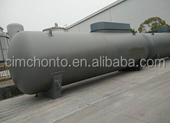 Factory Price ASME standard 5000 gallon propane lpg 100m3 storage tank in sa for sale