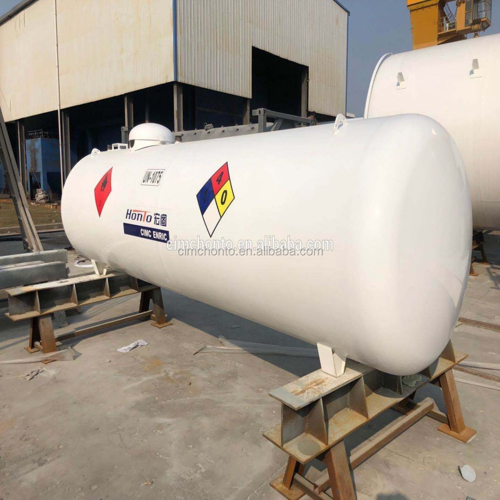 horizontal bullet steel 5 m3 5000 litres lpg propane storage tank price for sale