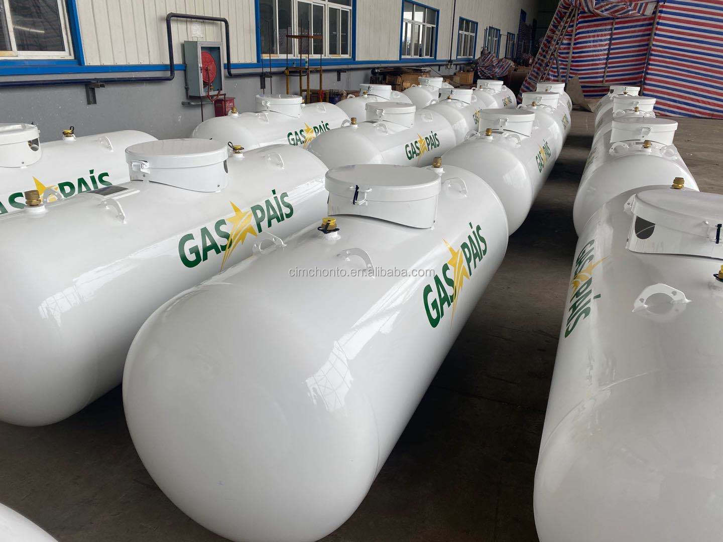 2000 litres 500kg propane lpg storage tanks