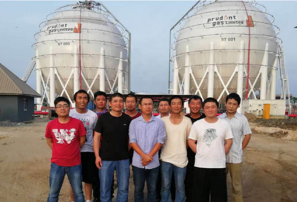 6000CBM LPG propane gas storage equipment spherical tank