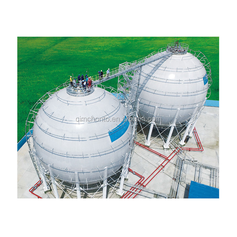 Industrial Export New 1000kg spherical lpg gas liquid propane storage tank supplier