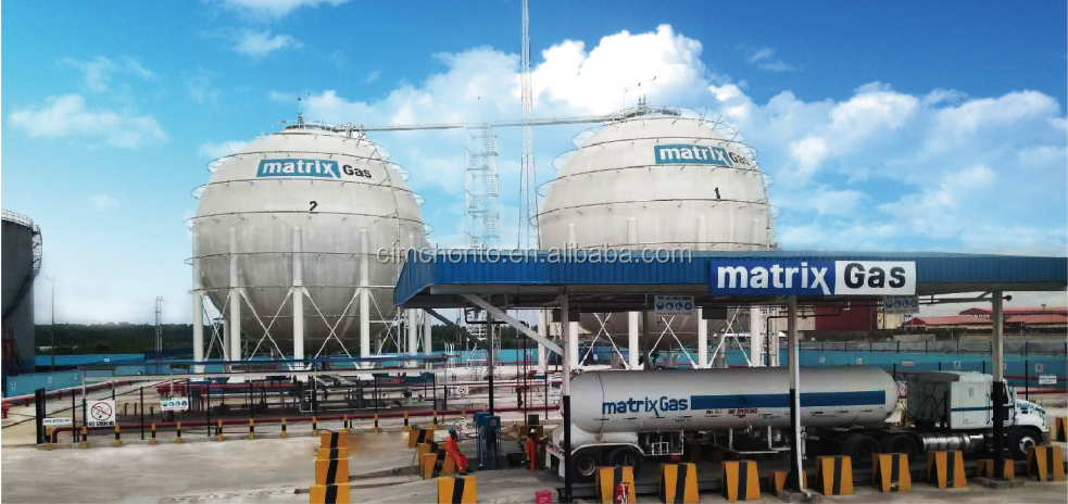 ASME 600m3 300mt lpg propane butane gas storage spheres spherical tanks