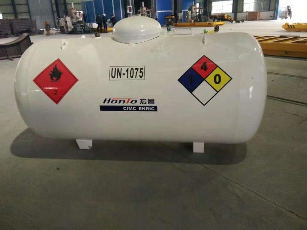 Hot selling 1000 gallon mini LPG propane cook gas tank with cheap price