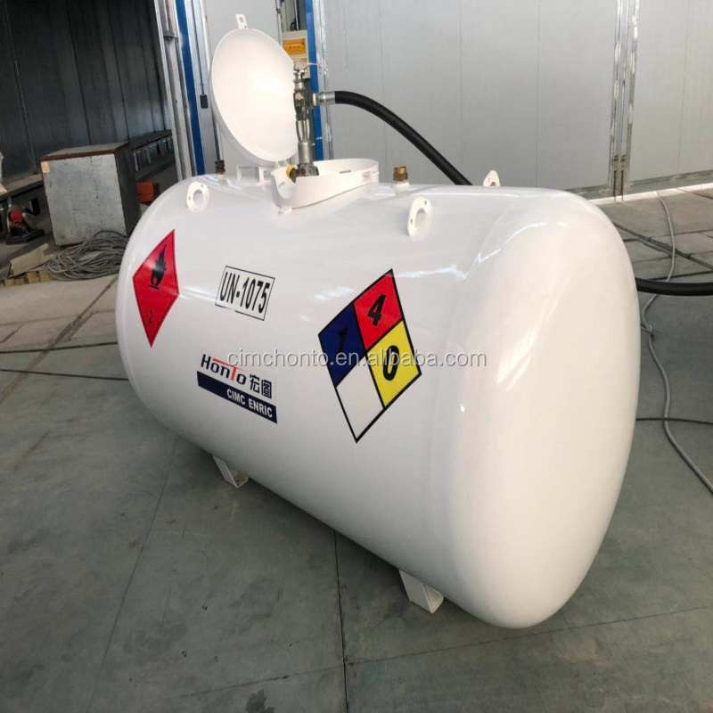 ASME 250kg Butane Propane lpg gas Storage tank