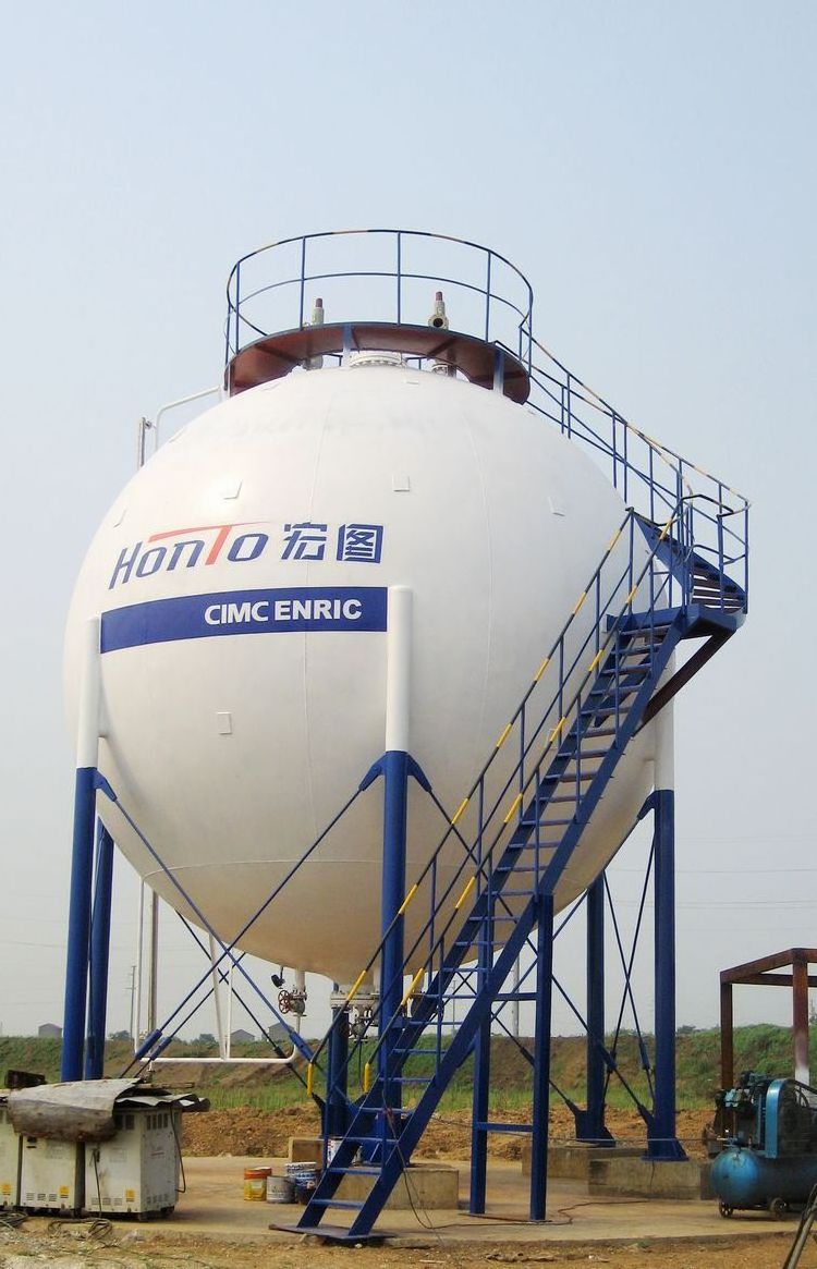 3500 cubic meters 1750 tons lpg propane liquefied petroleum gas spherical sphere storage tanks