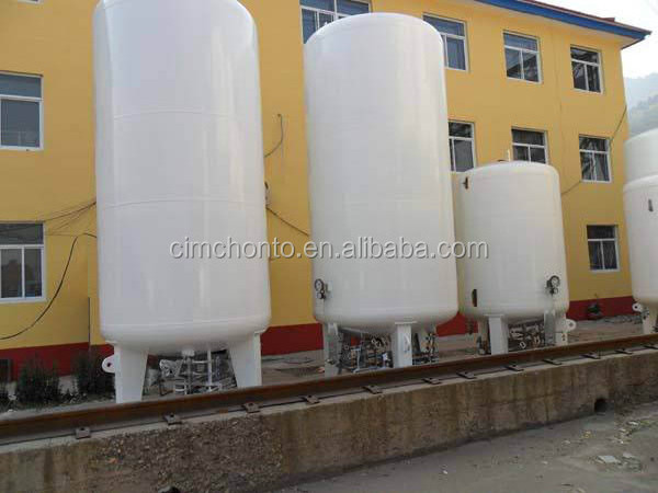 liquid co2 nitrogen natural gas storage tank and regulator