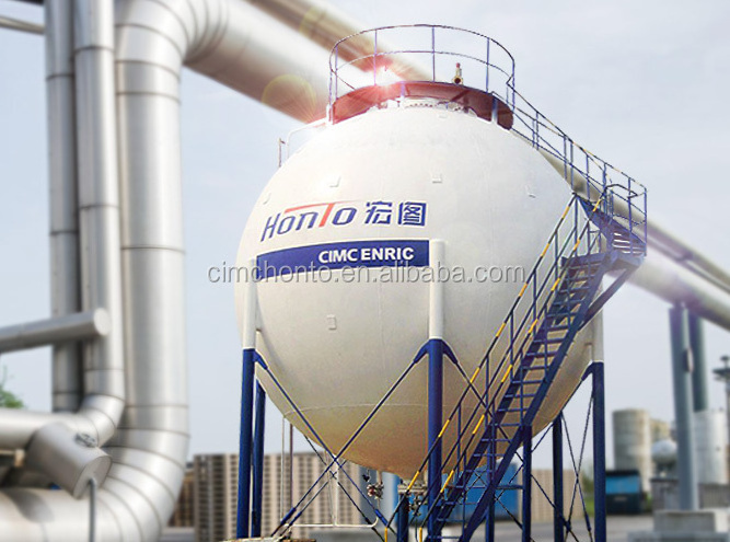 3000m3 LPG Propane Spherical Storage Tank Design With ASME Standard