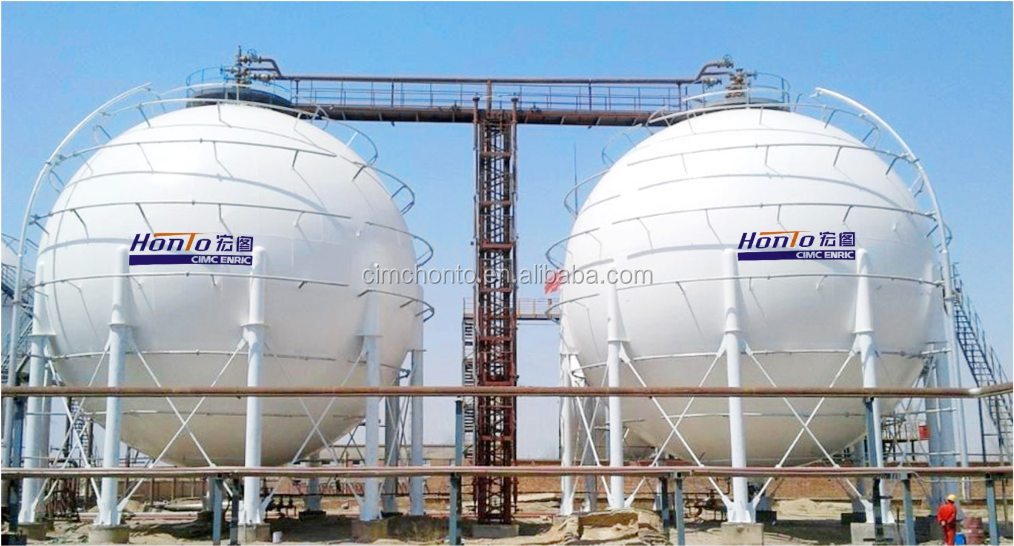 new 2000cbm lpg propane spherical storage tank manufacturer design and installation