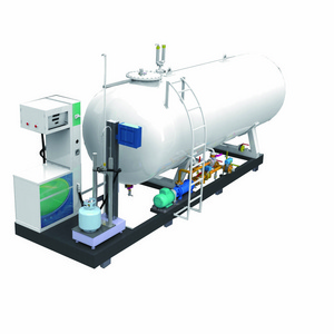 5000l portable lpg gas filling skid station