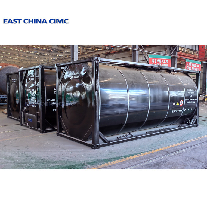 ISO Dry Bulk Tanker Trailer Type T11 T14 Bitumen Asphalt Tank Container For Sale