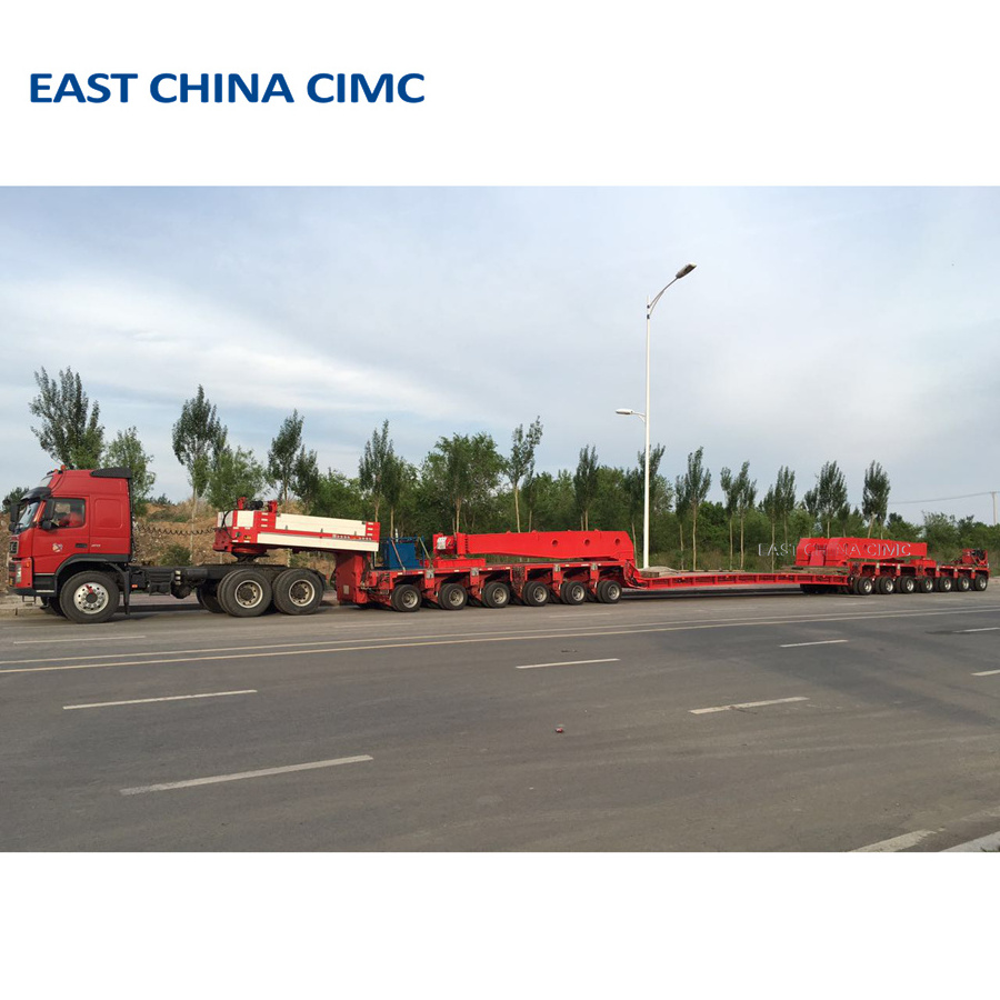 SPMT Self-propelled Modular Trailer Transporter For Heavy Duty Equipment Transport