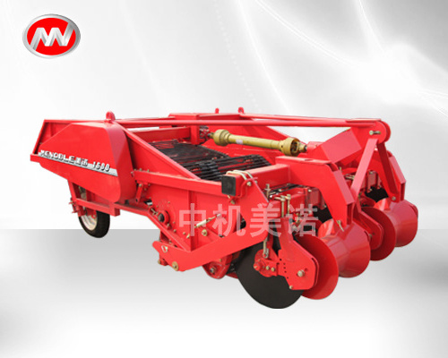 Automatic  double rows Potato digger  combine Harvester