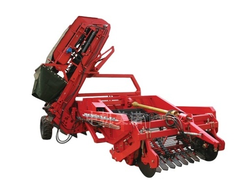 Automatic  double rows Potato digger  combine Harvester