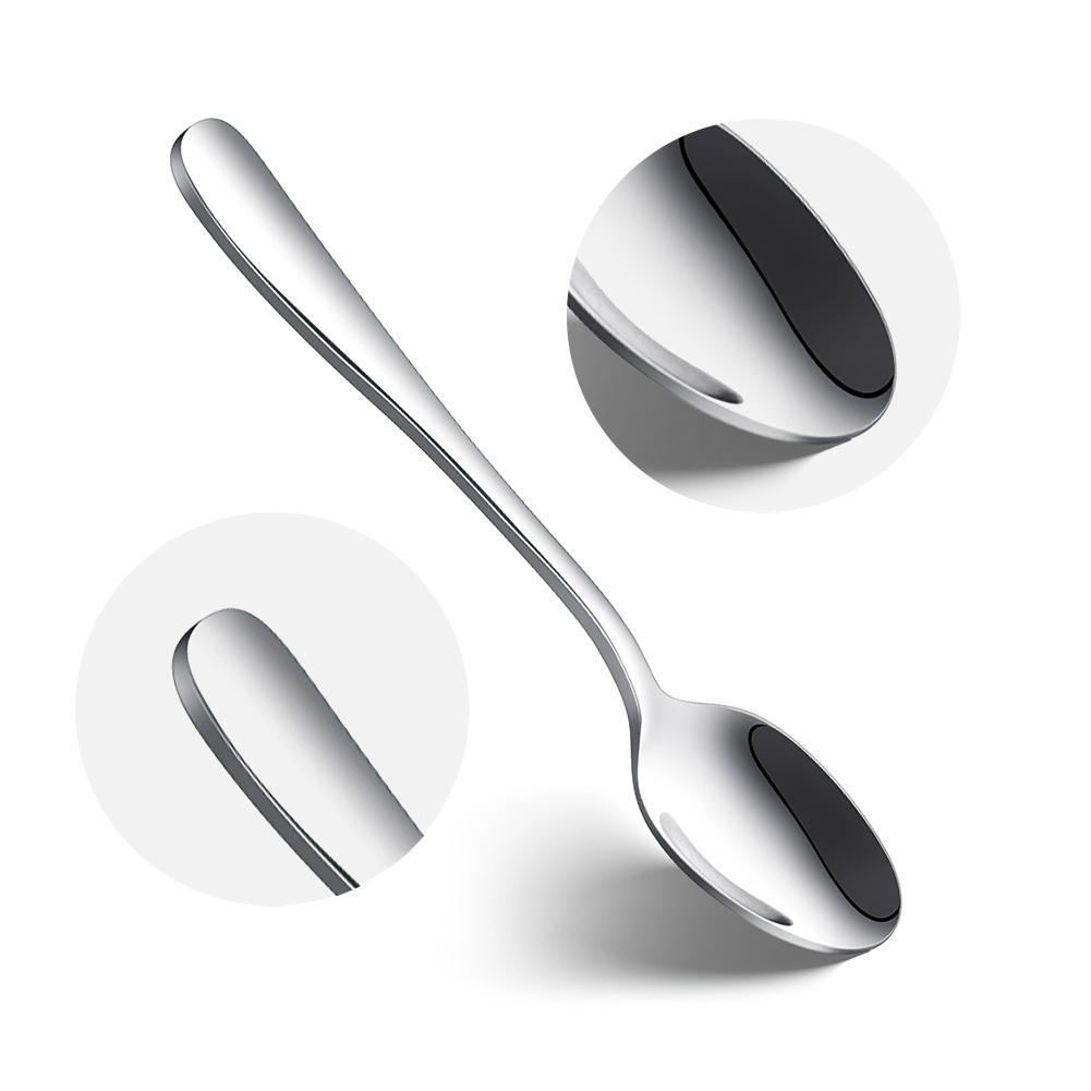 Custom Small Coffee Cupping Spoon Metal Tea Stirring Spoon Dessert Spoon Made of Stainless Steel