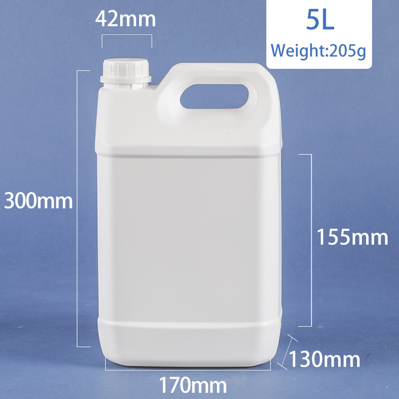 Factory Direct Sale HDPE Plastic Fluorinated Barrier F-Style Jugs Jerry Can 5l Manufacturer