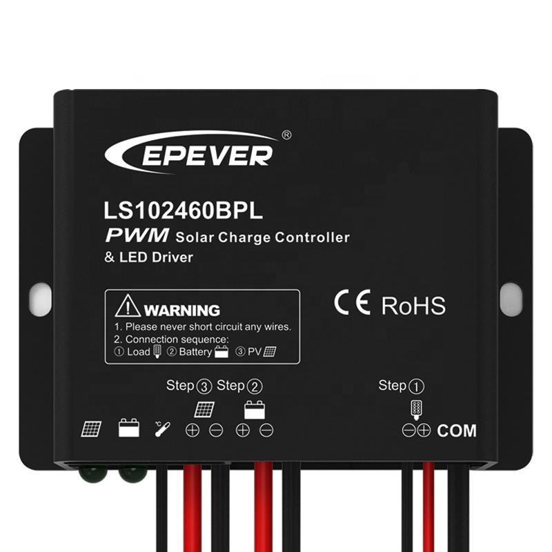 EPEVER LS102460BPL 10A 12V/24V PWM solar lighting controller with timer controller for lifepo4 battery