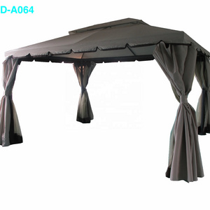 3*4M Double Top Modern With Curtain Wedding Party Tent Outdoor Furniture Gazebo