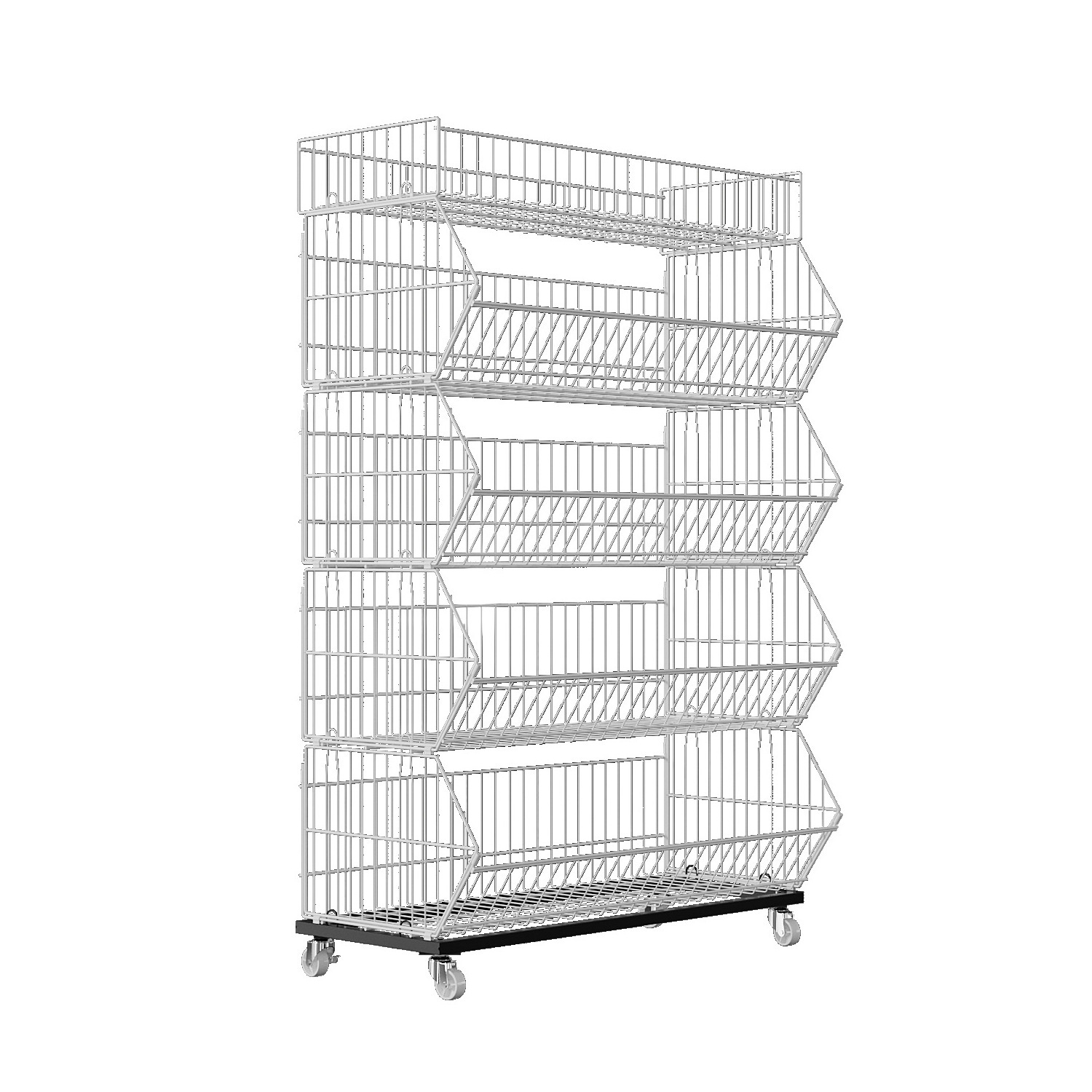 Supermarket Bread Shelf Mall Convenience Store Slant Shelf Snacks Display Shelf