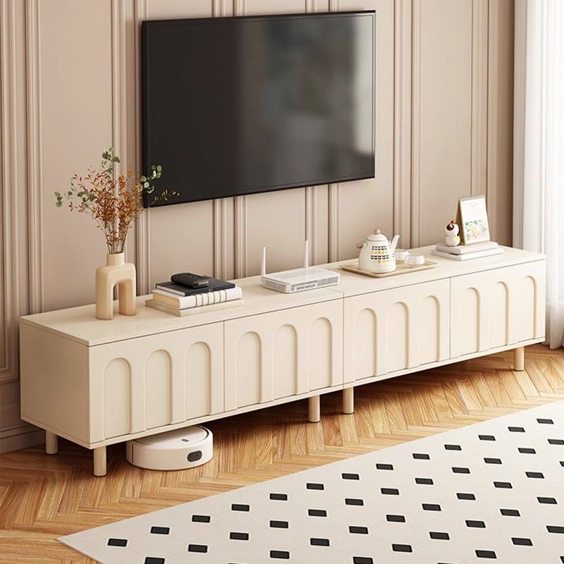 2024 new floor locker cream style TV cabinet tea table suit living room house hold TV cabinet