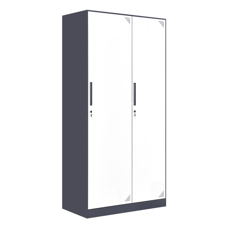 Steel Narrow Edge Staff School Dormitory Gym Coat Shoes Storage Iron Locker Wardrobe With Lock