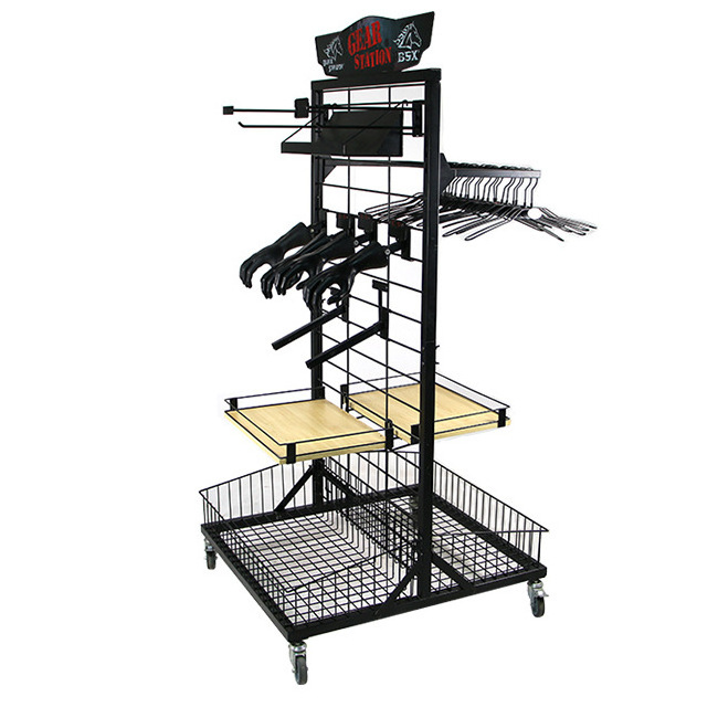 Multifunction Manufacture Wholesale Shoes Stand Metal  Wire Display Rack